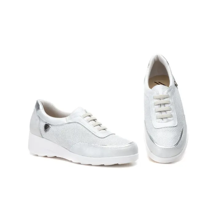 Iberico Shoes Modelo 5580 Deportivos Mujer Piel Cómodos Hechos en España - Zapatos de Barco y Mocasines Mujer - 1
