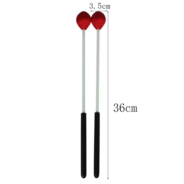 IRIN Palmas De Percusión Para Marimba Y Xilofono 1 Pares Cuchillas De Campana Mallets De Instrumentos De Percusión Accesorios De Yarnas De Lana Y Acrílico Mezcladas FRP - 1