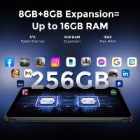 Tableta FOSSiBOT DT1 10.4 pulgadas FHD+, MT8788 Octa-core, 8GB RAM, 256GB ROM, Cámara frontal de 16MP, Cámara trasera de 48MP, Android 13, WiFi 5, Bluetooth 5.0, Batería 11000mAh - details 4