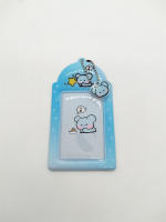 Kawaii BT21 Porta Tarjetas De Identidad De Anime Popular Con Cadena Para Llaves PVC Para Estudiantes Y Adultos Medidas 13.7x7.5CM Unisex - details 11
