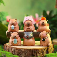 Figura De Acción De Capibara Cartoon En Caja Sorpresa Decoración Para Coche Y Escritorio Regalo De Cumpleaños Y Navidad Para Niños - details 2