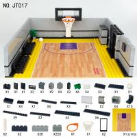 Bloques De Construcción Educativos Para Niños Escena De Baloncesto Pequeños Partículas DIY Juguete Regalo De Cumpleaños Para Niño - details 4