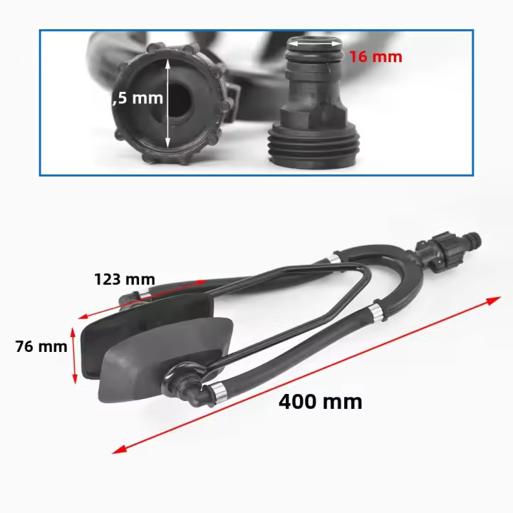 Flushe De Agua Para Motor Exterior Universal Para Barcos Limpia El Motor De Arena Y Sal Con Flushe Rectangular Grande Acessorios Para Barcos - 1