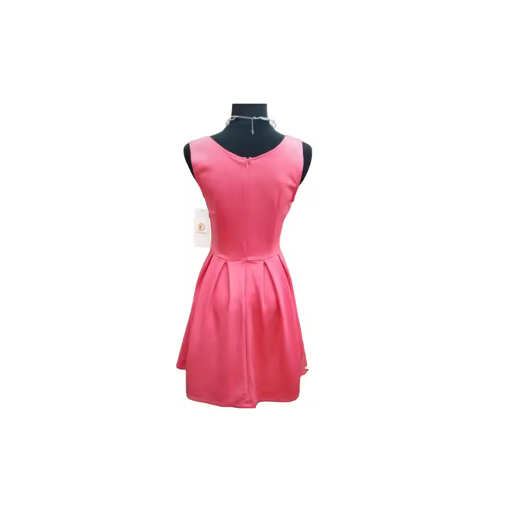 VESTIDO ROSA ROPA MUJER  VESTIDOSMARCA GENERICA - 1
