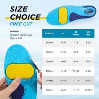 Plantilla de soporte para el arco del pie con amortiguación de aire y amortiguación de impactos, almohadilla de gel suave, talla 35-46 - details 8
