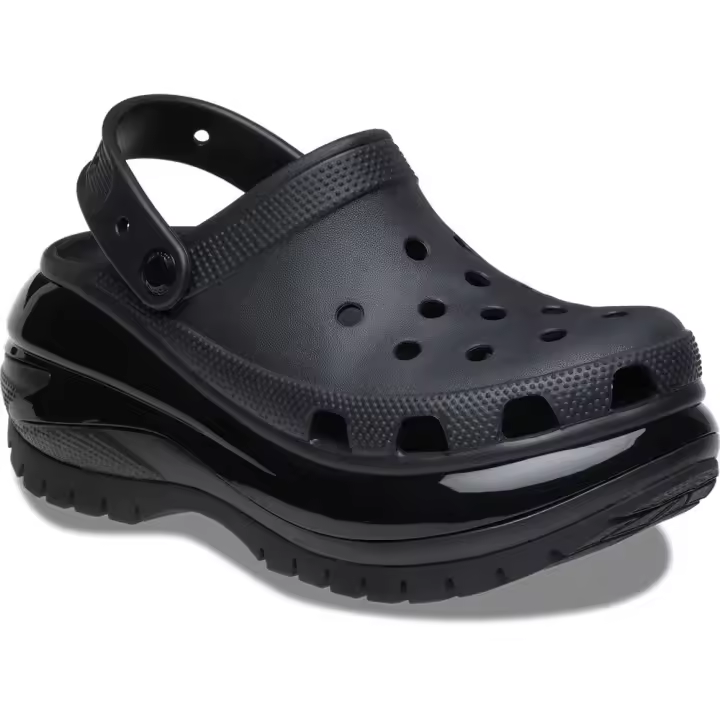 Crocs Zuecos Classic Mega Crush Negro - 1