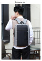 Mochila Negocios Impermeable Para Hombres Con USB Capacidad Grande Para Portátil De 15.6 Pulgadas Bolsa De Escuela Para Hombres - details 16