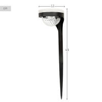 Pack de 2 Balizas exteriores de focos solares led Aktive, Luz continua entre 6 y 8 horas, de 22 lumens, 11 leds, Impermeable - details 3