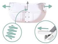 Twinly –Trona Evolutiva Bebé Set con hamaca 5 en 1: Hamaquita, Torre de Aprendizaje, Silla ALAIA - details 6