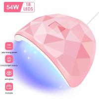 LULAA Lámpara LED De 54W Para Uñas Con USB Luz UV Profesional Para Secado De Gel De Uñas Accesorios De Manicura Para Todas - details 0