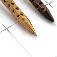 Bolígrafo De Punta Fija Retro De Latón Ligero Con Acción De Tornillo Herramienta De Escritura Para Escuela Y Oficina Regalos De Negocios - details 2