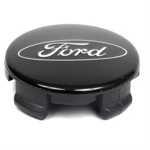 (4 Uds)  Embellecedor Para Llanta Compatible Con Ford 54 Mm Negro - 1