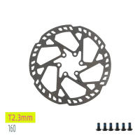 Freno De Disco Para Bici MTB E-Bike 2.3mm Thicken 140mm-220mm 6 Tornillos Acero Inoxidable Super Rigidez VS HS2 2mm - details 4