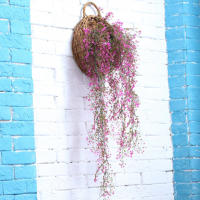 Plantas Artificiales Colgantes De 80CM Adelfa Artificial Decoración De Pared Para Jardín Y Hogar Flores Falsas De Plástico Para Exposición Y Uso En Bodas - details 2