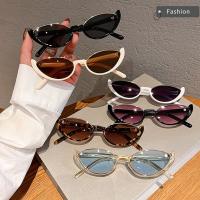 Gafas De Sol Vintage Para Mujer Con Ojos De Gato Pequeño Moda Half-frame Gafas De Sol Unisex Tendencia Lentes De Color Múltiple Tamaño Único - details 11