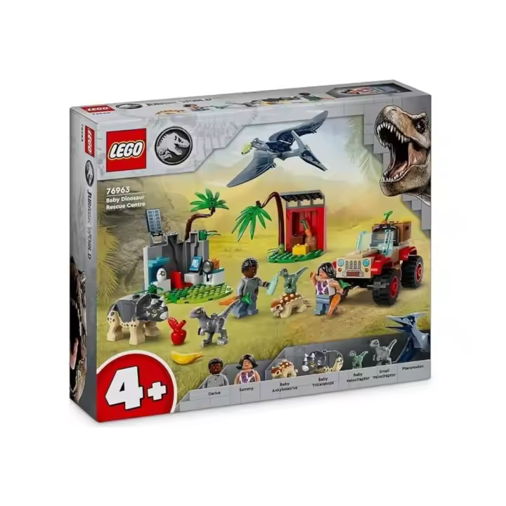 Lego Jurassic World Centro de Rescate de Crías de Dinosaurio 76963 - 1