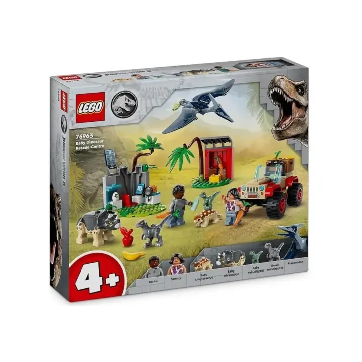 Lego Jurassic World Centro de Rescate de Crías de Dinosaurio 76963 - 1