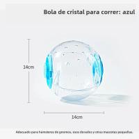 Bola De Rodar Para Hamster Juguete De Cristal Transpirable Y Sin Atrancar Para Divertirse En Casa - details 11