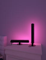 Luz De Ambiente LED RGB Controlada Por Voz Para Coche Multifuncional Con Control Remoto Inteligente Cambio De Color Decoración De Escritorio Negro Contemporáneo - details 8