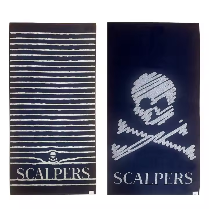 Scalpers Home Conjunto de 2 Toallas 90x180cm 100% Algodón 500GSM - Suavidad y Absorción Garantizadas - 1