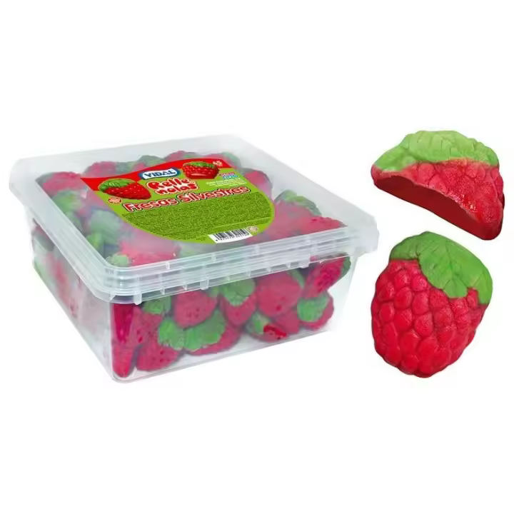 Vidal Fresas Silvestres Rellenas 75 Unidades Sin Gluten - 1