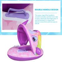 Flotador De Bebé Para Natación Con Canopy Desmontable Inflable Para Piscina Juguete De Baño Para Niños De 0 a 6 Años - details 2
