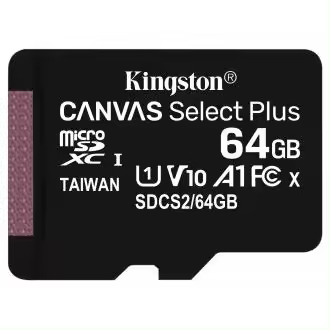 Kingston Technology Canvas Select Plus memoria flash 64 GB MicroSDXC Clase 10 UHS-I - 1