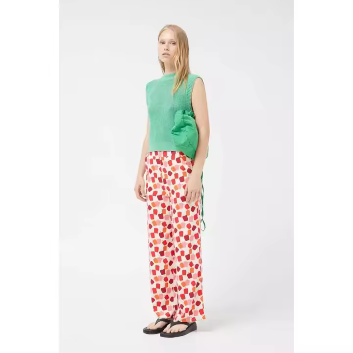 Compañia Fantastica Pantalón Mujer Estampado Pimientos - 1