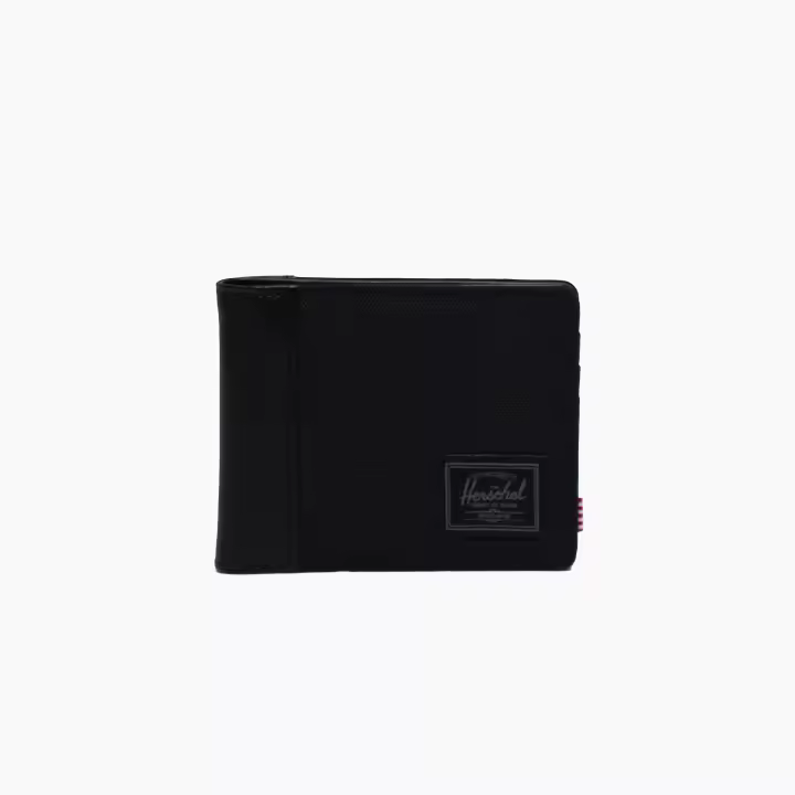 Cartera Herschel para Hombre Negra de Cuero Sintético con Protección RFID y Múltiples Ranuras - 1