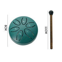Steel Tongue Drum De 3 Pulgadas Con 6 Notas Instrumento De Percusión Balmy Drum Con Mallets Para Meditación Yoga Principiantes Profesionales Familia - details 7