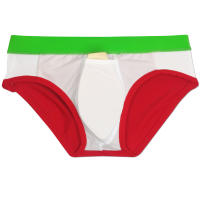 Bragas De Natación Para Hombre Briefs De Playa Deporte Acuático Estilo Sexy Con Palabras De La Bandera Y Copa Word Cup Material Poliéster Y Spandex - details 28