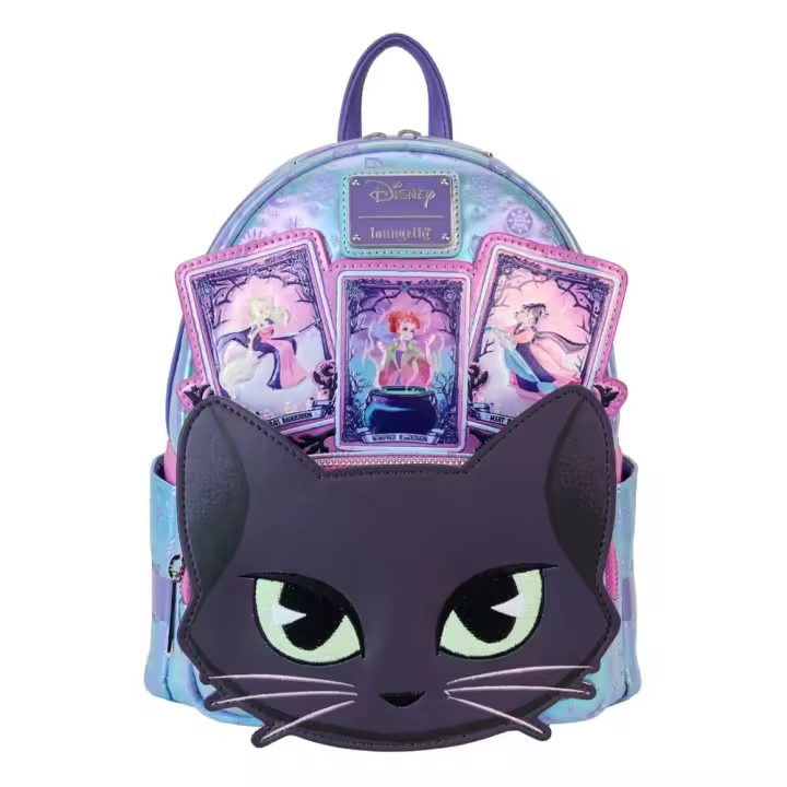 Loungefly Mochila Loungefly  Hocus Pocus Tarot Binx  EL retorno de las brujas poster hombre mujer Sanderson  backpack Binx Sanderosn Mary Sarah Winnifred - 1