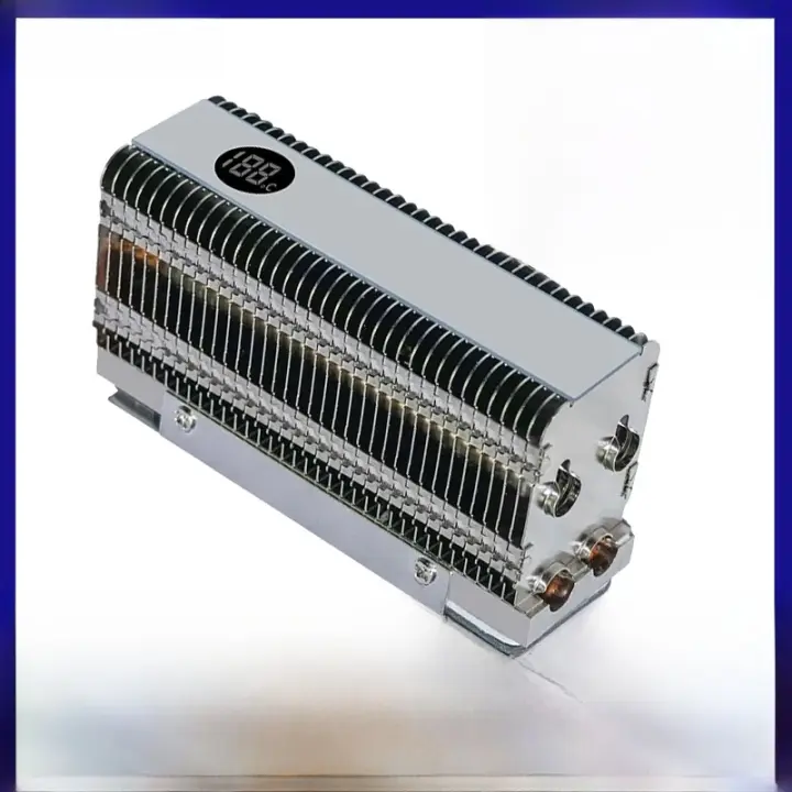GPUHOLD Disipador De Calor Para SSD M.2 Con Pantalla De Temperatura Doble Tubo De Cobre NVME/NGFF 2280 Radiador Para Disco Duro SSD Sólido - 1