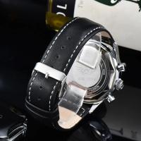 Reloj De Pulsera Deportivo Para Hombre AETEEY 1963 Pilot Quartz Cronógrafo Retro 42mm Resistente Al Agua Con Correa De Cuero Estilo Casual - details 16
