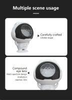Lámpara De Noche Proyectora Astronauta LED Con Ondas De Agua Regalo Para Amigos Y Niños Válida Para San Valentín Halloween Navidad Decoración De Pared USB Incluido - details 11