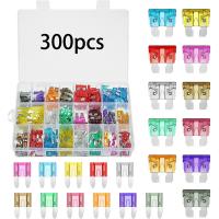 Juego De Fusibles Para Coche De Medio Tamaño Perfil 50/100/300PCS Tipo Hoja 2-40A Accesorios Con Caja Clip Para Auto Y Camión - details 5