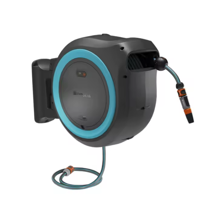 Portamanguera de pared a batería PowerRoll XL 35 m Gardena - 1