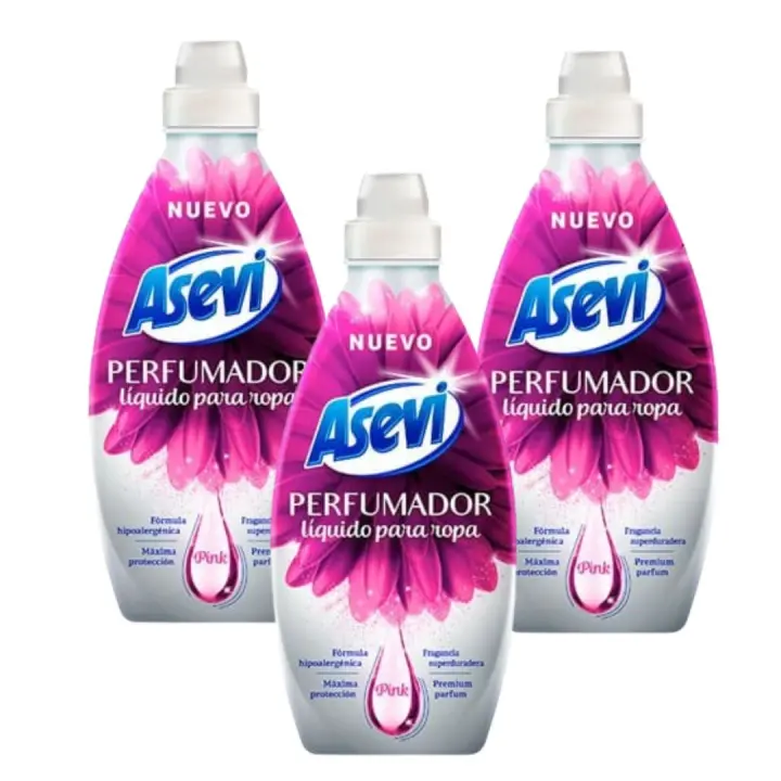Pack 3- Perfumador para ropa Asevi  Pink 36 dosis (Total: 108 dosis) - 1