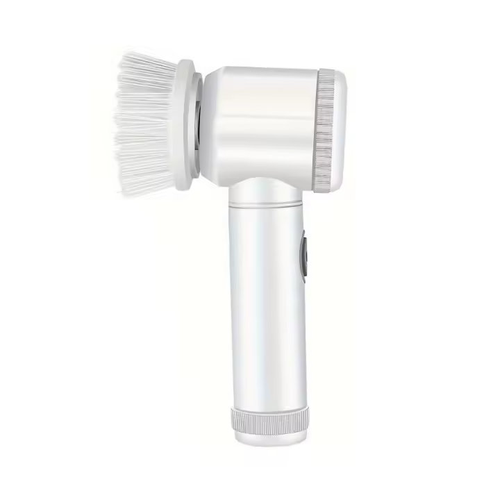 Epilator eléctrico giratorio con 5 cabezas reemplazables del cepillo, cepillo de limpiamiento eléctrico recargable del PDA - 1