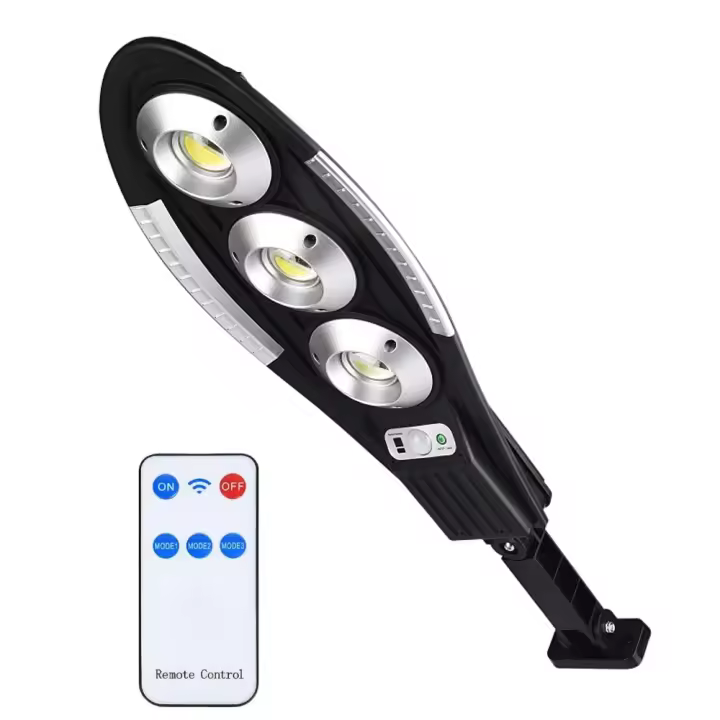 Farola Solar 3 LEDs COB con Sensor de Movimiento Iluminación Exterior - 1