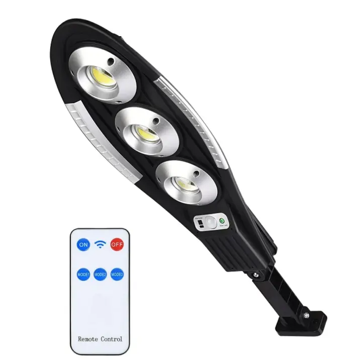 Farola Solar 3 LEDs COB con Sensor de Movimiento Iluminación Exterior - 1