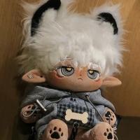 Muñeco De Peluche Astro De 20cm Piel Negra Cuerpo Humanoide Juguete Para Niños Regalo De Cumpleaños Y Navidad Vestido De Dibujos Animados - details 7