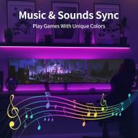 Tira De Luces LED RGB3535 24V/0.5A Control APP Con Remote De 24 Teclas Sync Musica 105Pies/32M Decoración De Fiestas 16 Lámparas Por Metro - details 4