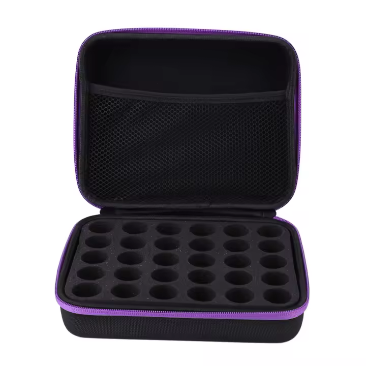 Estuche Portátil Para Aceites Esenciales 15ml 60 Botellas Estuche De Viaje Ecológico De Tela Para Almacenamiento De Esmaltes Y Perfumería - 1