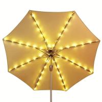 Luz De Paraguas Solar Con 104 LED 8 Modos Impermeable Para Iluminación Exterior Decoración De Jardín Y Playa Luz De Cadena De Luces Solares - details 4