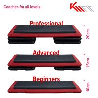 Arebos Banco Step Ajustable Km-fit Aeróbico | Plataforma Fitness Stepper - details 9
