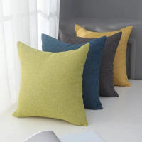 Funda De Cojín Cuadrada Clásica De Lino Suave Y Duradera Para Sofa Cama Y Coche Decoración Esencial Del Hogar - details 1