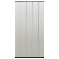 vidaXL Mosquitera de Puerta con Cortina de Malla Pantalla Poliéster Negro Dimensiones 100 x 220 cm, 240 x 240 cm, 120 x 240 cm - details 2