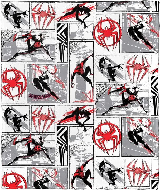 Manta de lana de franela Ultra suave para todas las estaciones, manta cálida de Spider-Man para sala de estar/dormitorio, peso ligero - 1