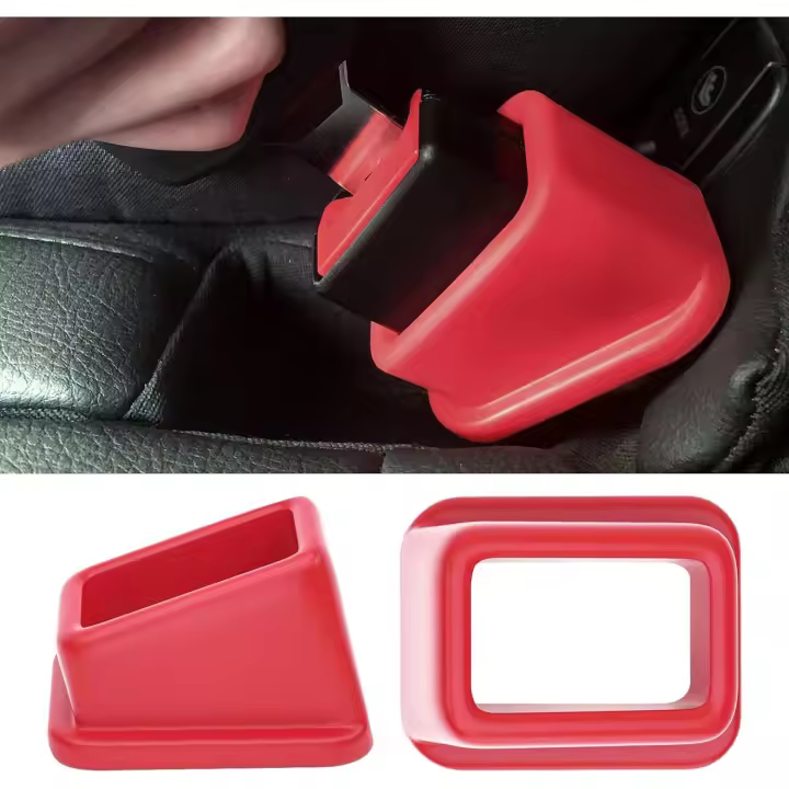 Paquete de 2 soportes para hebillas compatibles con el asiento del automóvil: mantienen el receptor del cinturón en posición vertical y facilitan el abrochado - 1